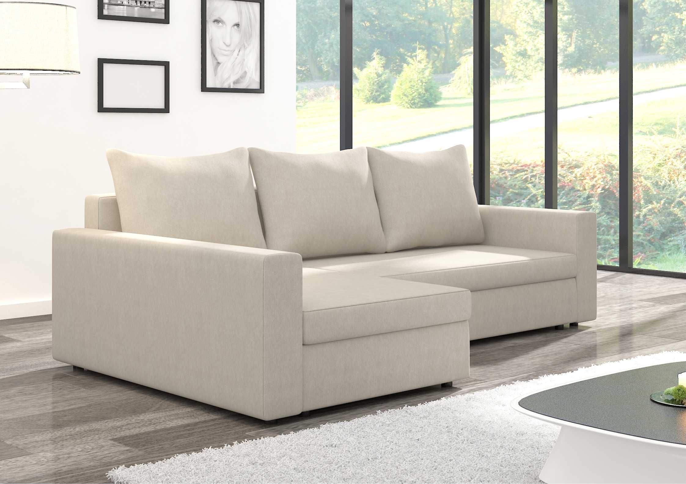 Klasyczny lewy narożnik rozkładany